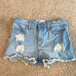 Abercrombie kids high-rise shortie short size 11/12